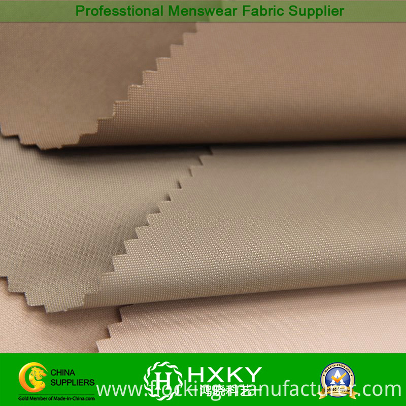 Semi Memory Poly Fabric for Men's Down Coat